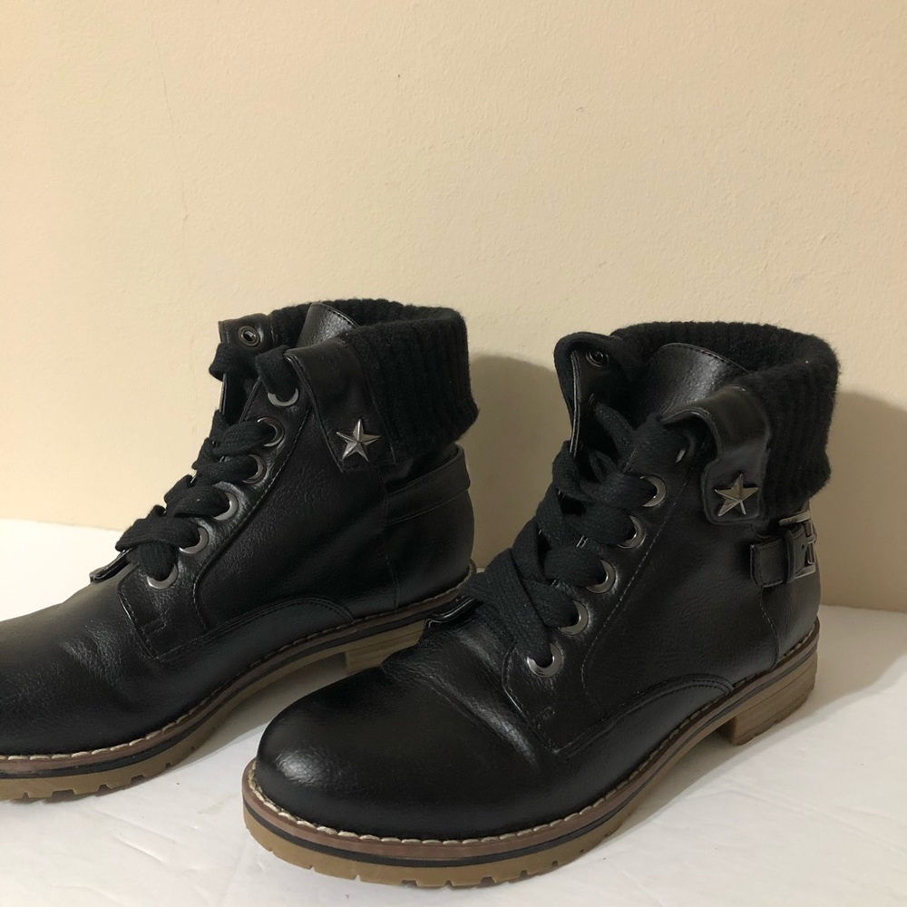 Tommy Hilfiger Oranda2 Black Lace Up Women’s Boots